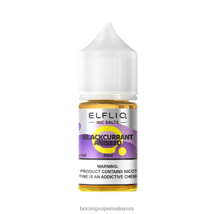 Blackcurrant aniseed ELFBAR ELFLIQ Nic Salt 30ml 88029
