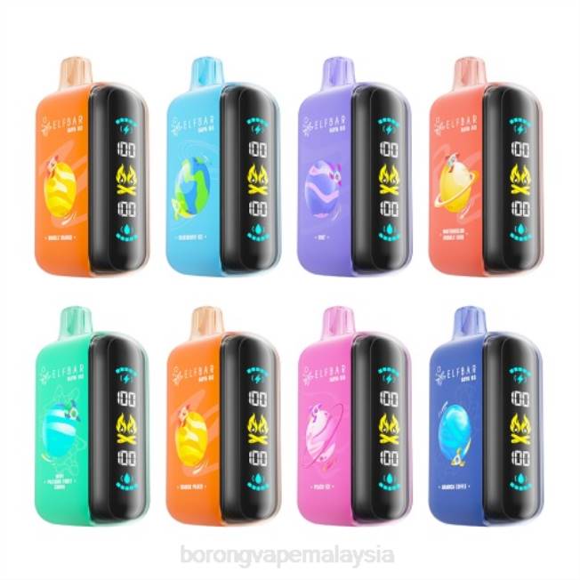 Borong Vape - pakai buang Elf Bar Raya D3 25000 8VFV1
