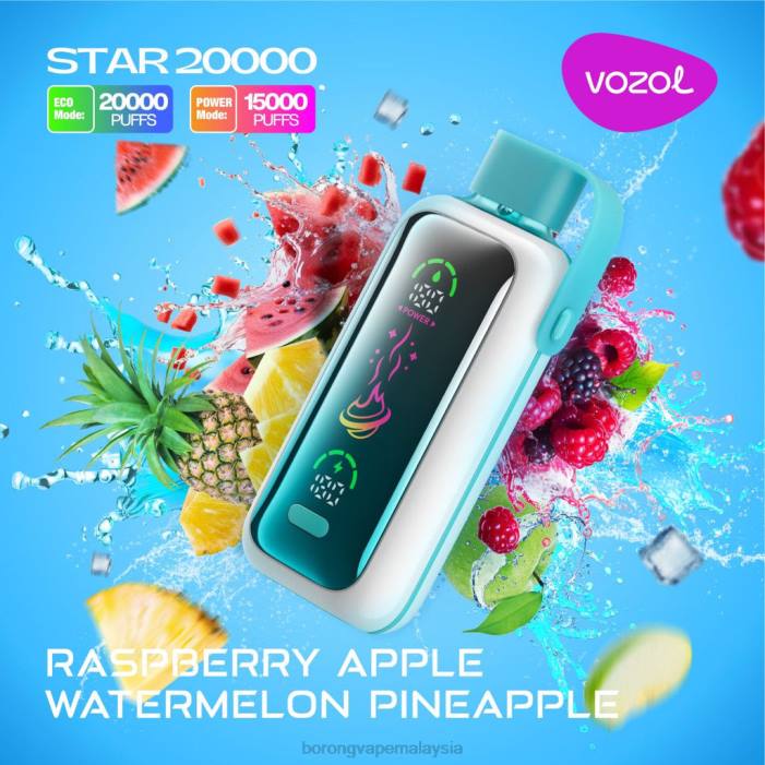 raspberry epal tembikai nanas