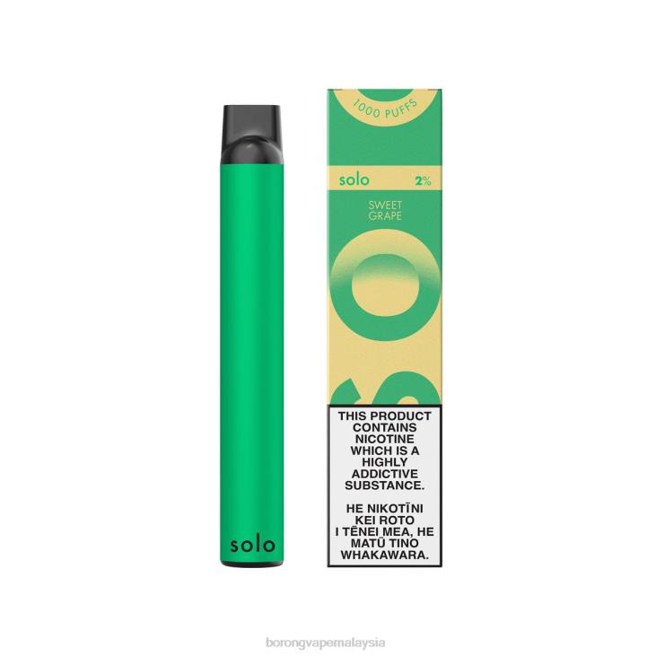 Borong Vape Malaysia - Solo koleksi syurga vape pakai buang anggur manis HPR820