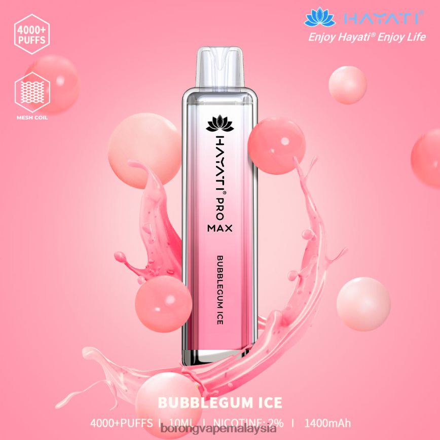 Borong Vape Malaysia - ais bubblegum 88BL20185 Hayati Pro Max 4000