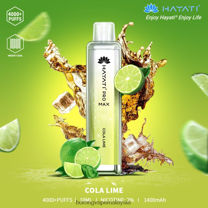 Borong Vape Malaysia - kapur kola 88BL20155 Hayati Pro Max 4000