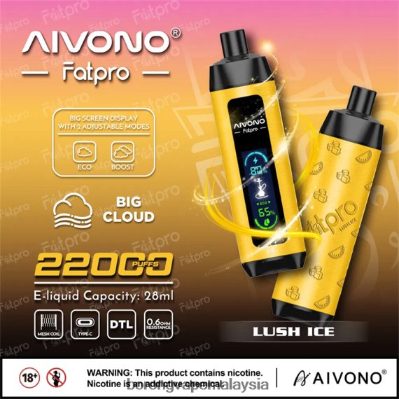 Harga Borong Vape - Aivono Fatpro 22000 ais yang subur TZ062V3