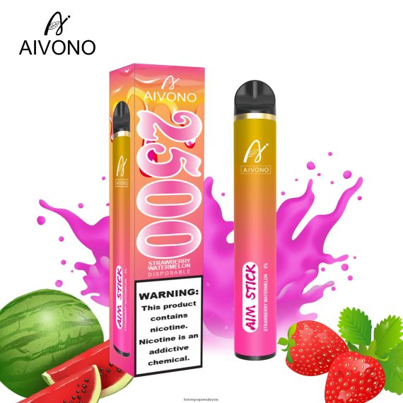Harga Rokok Elektronik Malaysia - Aivono AIM STICK 2500 tembikai strawberi TZ062V149