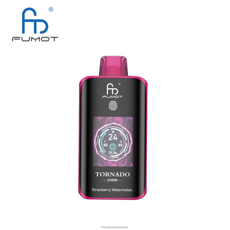 Harga Rokok Elektronik Malaysia - tembikai strawberi Fumot Tornado 25000 vape pakai buang JRL4616