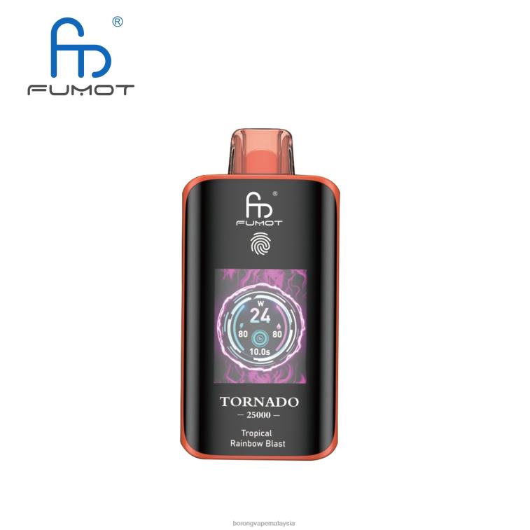Kilang Rokok Elektronik Di Malaysia - letupan pelangi tropika Fumot Tornado 25000 vape pakai buang JRL4613