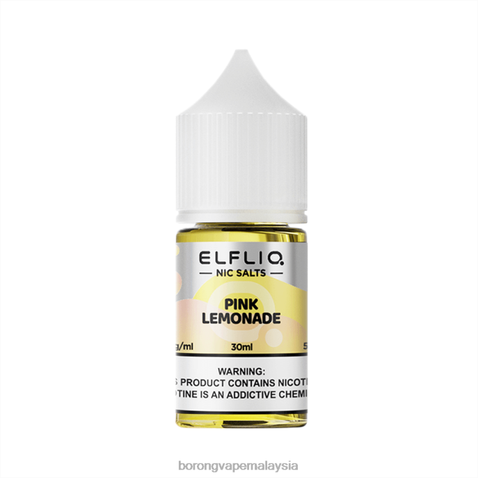 Lemonade merah jambu ELFBAR ELFLIQ Nic Salt 30ml 880225