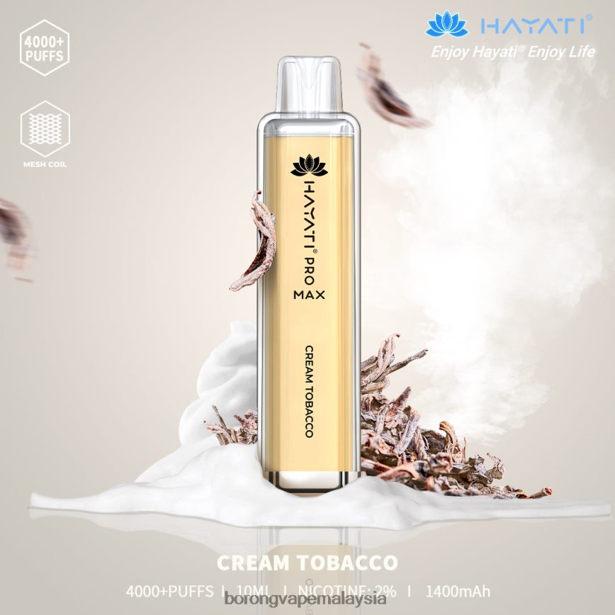 Rokok Elektrik Malaysia - tembakau krim 88BL20190 Hayati Pro Max 4000