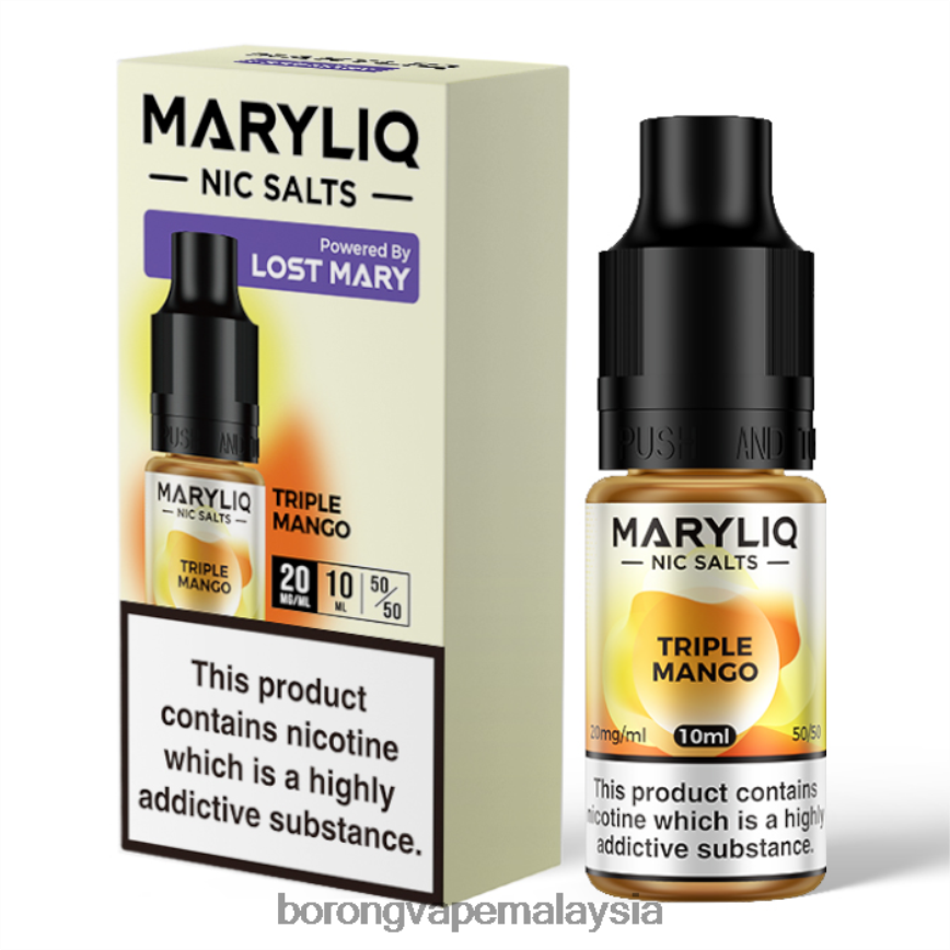 Rokok Elektronik Atau Vape - mangga tiga kali ganda 88BL20459 LOST MARY MARYLIQ garam nic - 10ml - 20mg