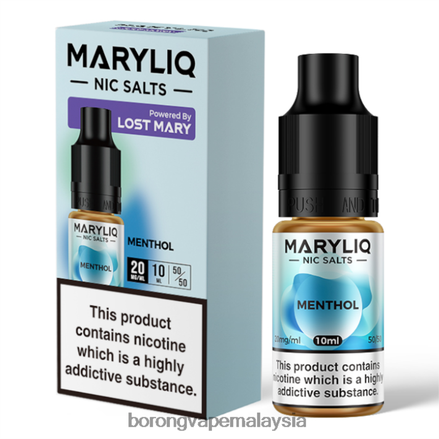 Rokok Elektronik Atau Vape - mentol 88BL20449 LOST MARY MARYLIQ garam nic - 10ml - 20mg