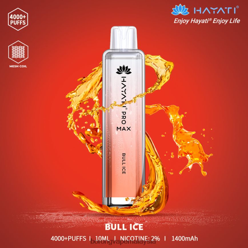 Rokok Elektronik Dan Vape - ais lembu jantan 88BL20186 Hayati Pro Max 4000