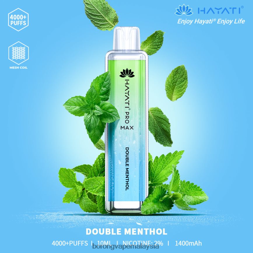 Rokok Elektronik Dan Vape - mentol berganda 88BL20156 Hayati Pro Max 4000