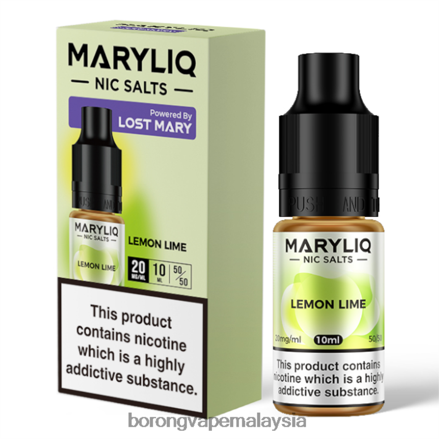 Rokok Elektronik Terbaru - limau lemon 88BL20447 LOST MARY MARYLIQ garam nic - 10ml - 20mg