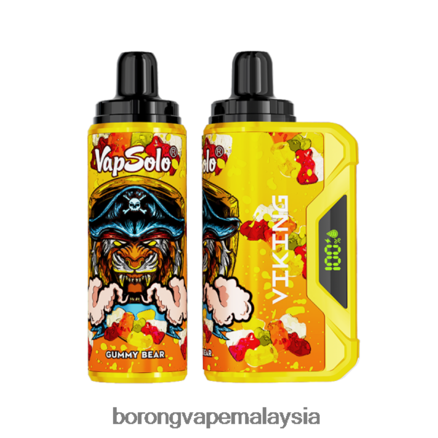 Rokok Elektronik Terbaru Di Malaysia - Vapsolo VIKING vape pakai buang beruang bergetah 6ZF6NJ133