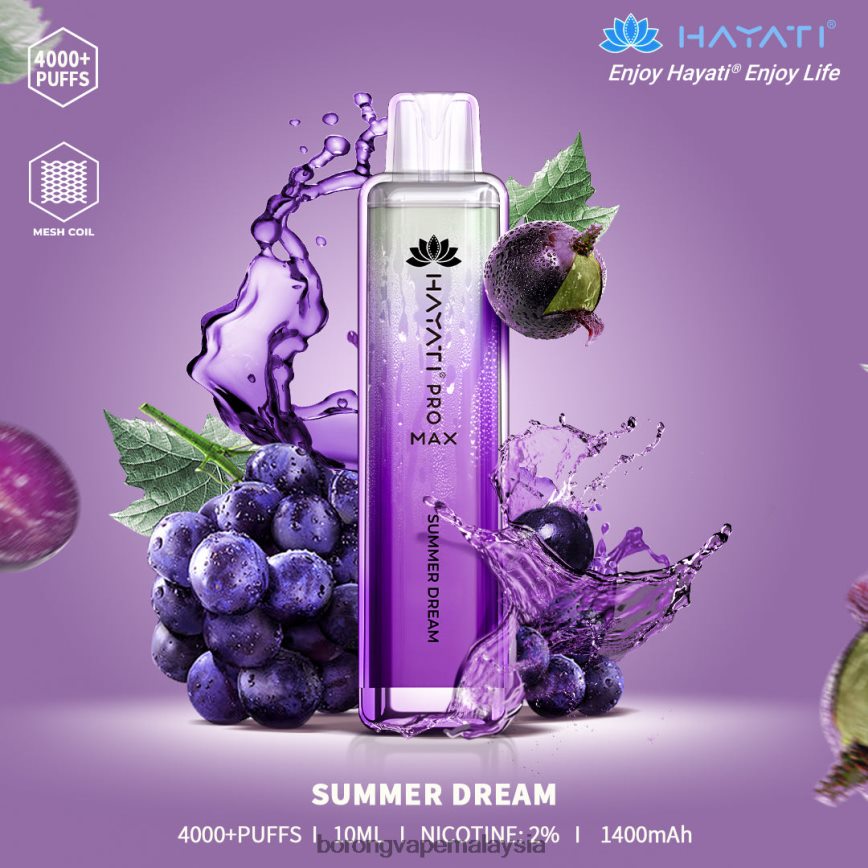 Rokok Elektronik Vape - impian musim panas 88BL20178 Hayati Pro Max 4000