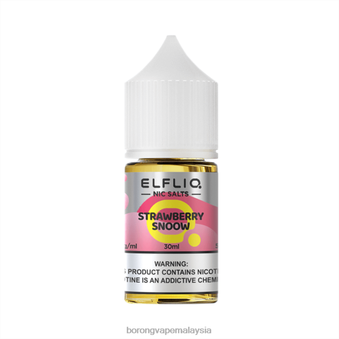 Strawberry Snoow ELFBAR ELFLIQ Nic Salt 30ml 880233