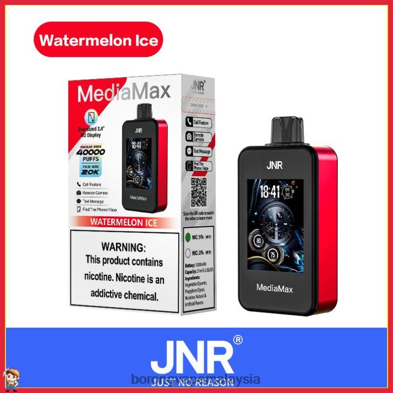 Vape Borong Malaysia Review - JNR MediaMax 40k sedutan L44BH18 ais tembikai