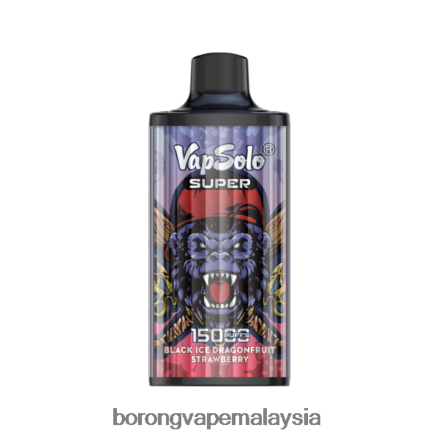 Vape Borong Malaysia Review - Vapsolo SUPER vape pakai buang strawberi buah drang ais hitam 6ZF6NJ107