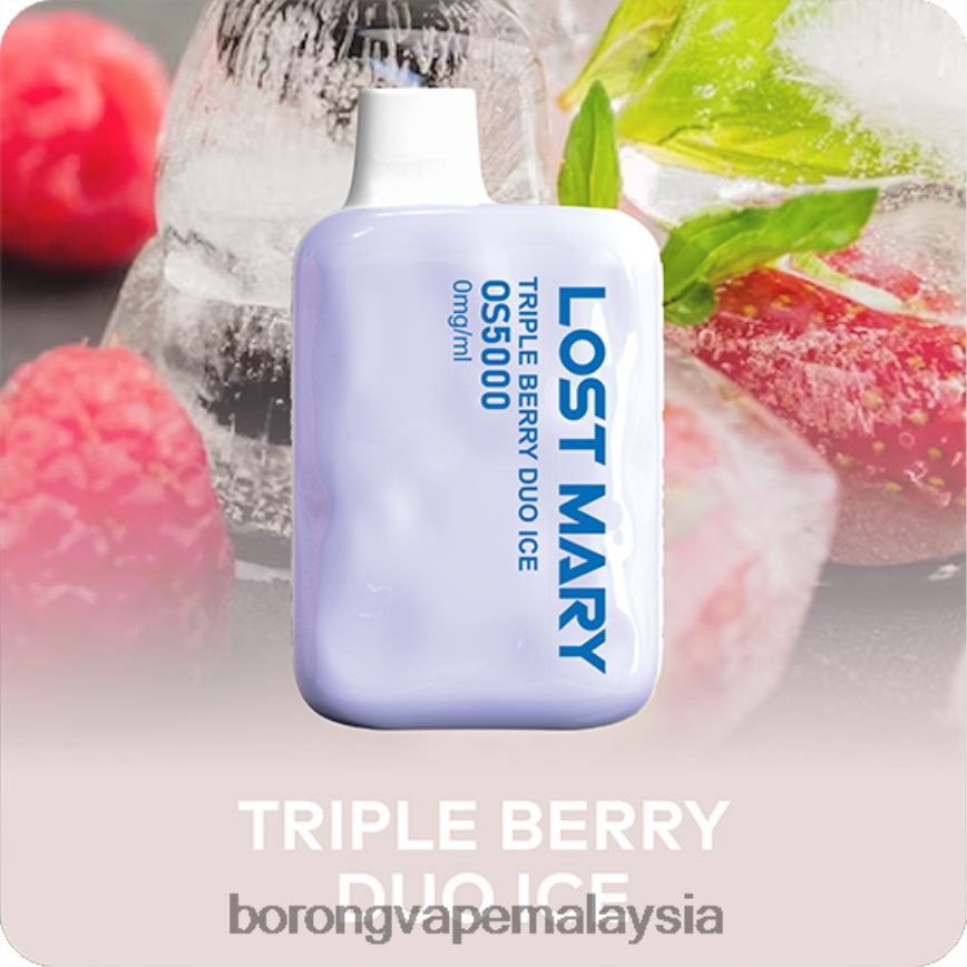 Vape Borong Malaysia Review - ais duo tiga buah beri 88BL20504 LOST MARY OS5000 0mg/ml
