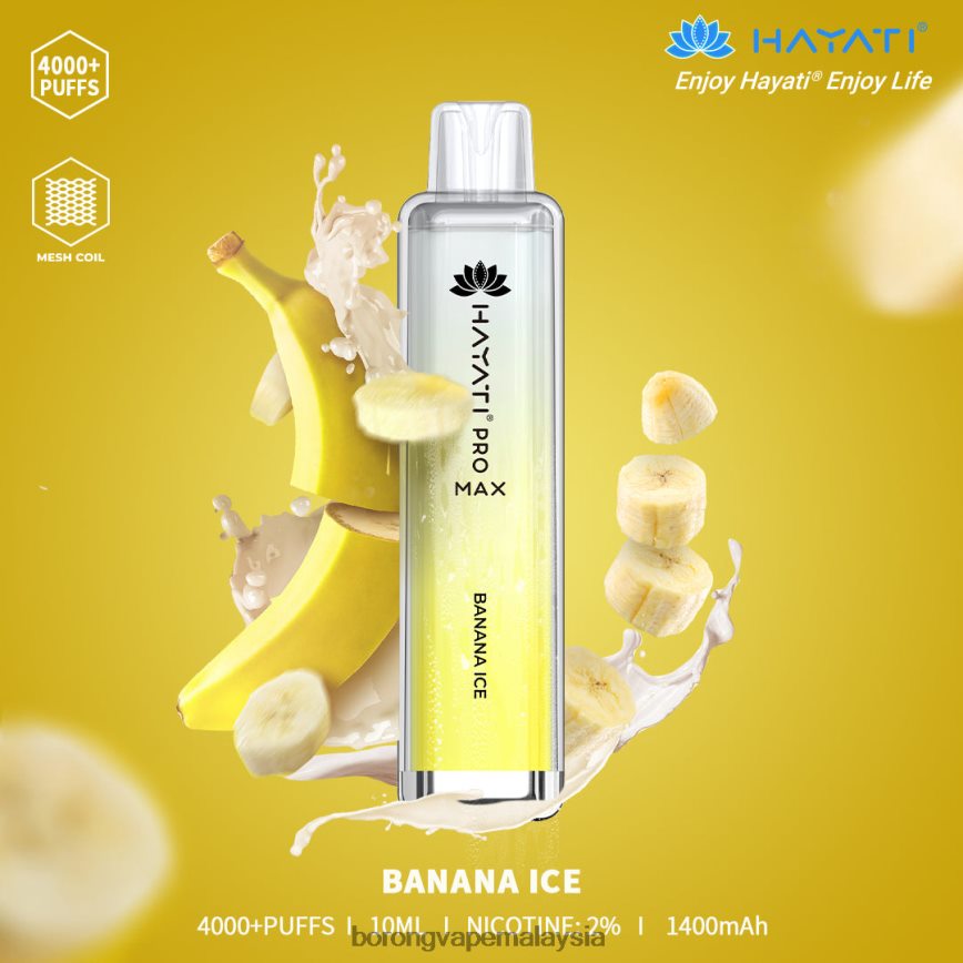 Vape Borong Malaysia Review - ais pisang 88BL20144 Hayati Pro Max 4000