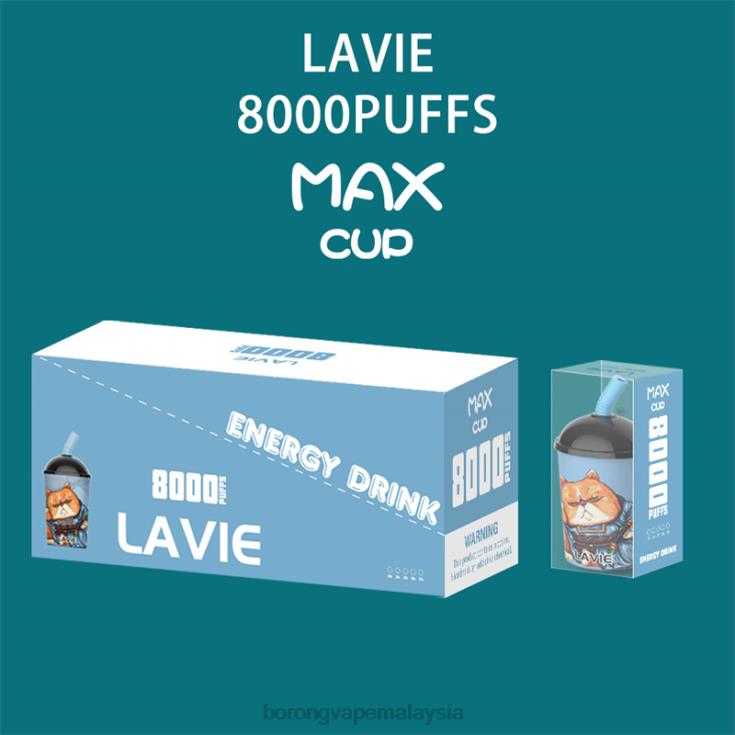 Vape Borong Malaysia Review - minuman tenaga LAVIE Max Cup 8000 sedutan 6860F259