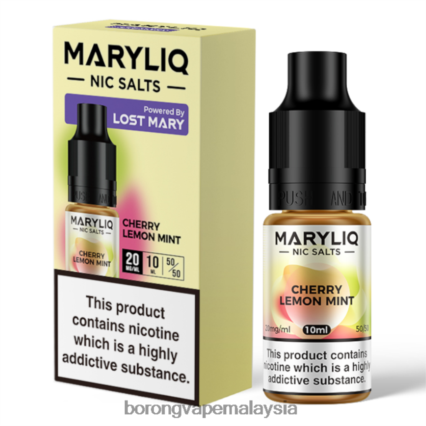 Vape Borong Malaysia Review - pudina limau ceri 88BL20444 LOST MARY MARYLIQ garam nic - 10ml - 20mg