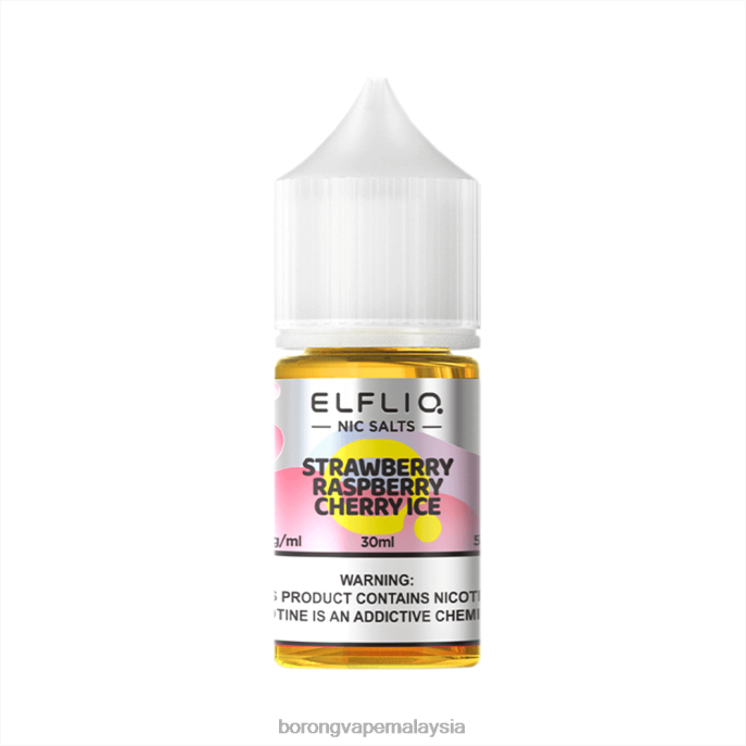 ais ceri strawberi raspberry ELFBAR ELFLIQ Nic Salt 30ml 880232