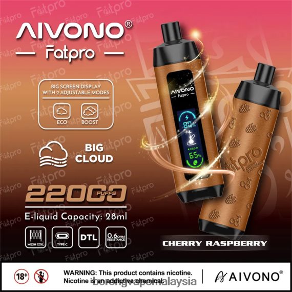 Vape Borong Malaysia Review - Aivono Fatpro 22000 raspberi ceri TZ062V4