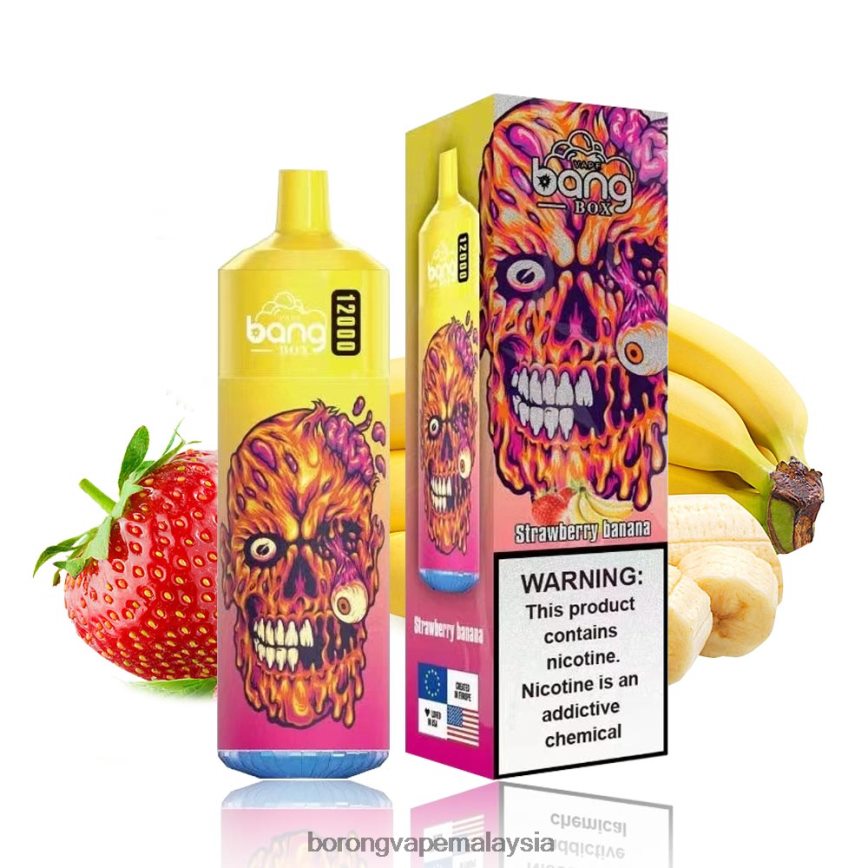 Vape Borong Malaysia Review - pisang strawberi 88BL20114 Bang Box 12000 sedutan