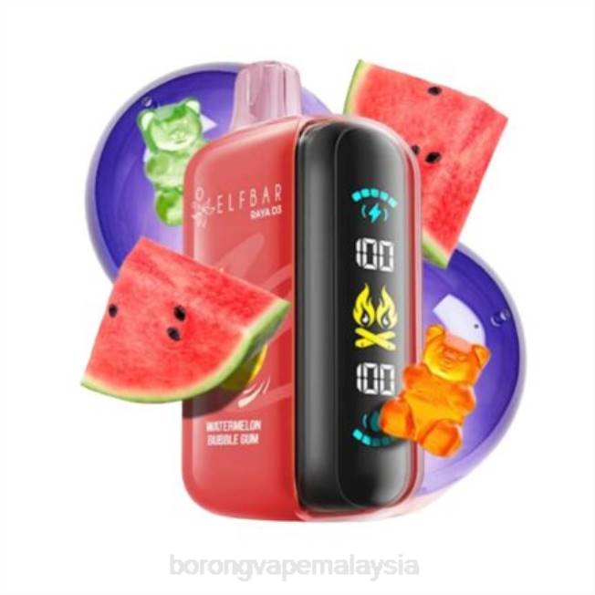 Borong Vape - pakai buang Elf Bar Raya D3 25000 8VFV1
