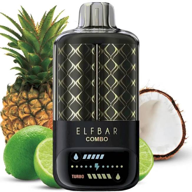 Borong Vape Malaysia - limau nipis & nanas Elf Bar Combo 25000 8VFV5
