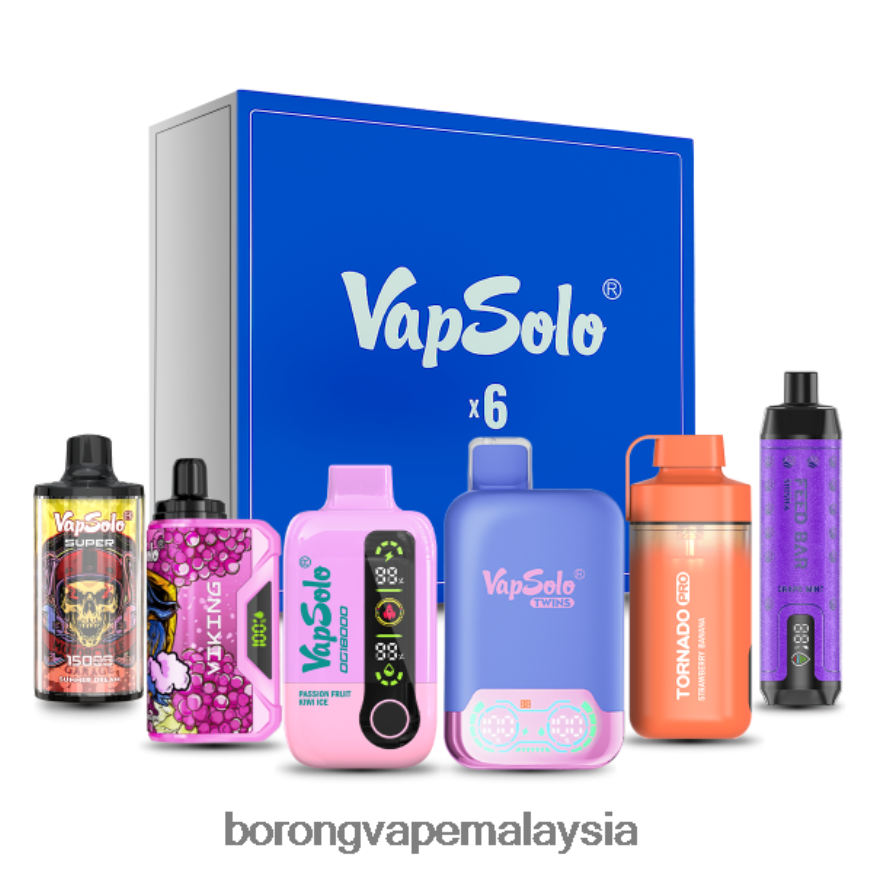 Vape Pakai Buang - Vapsolo set kotak kejutan perisa rawak 6ZF6NJ119