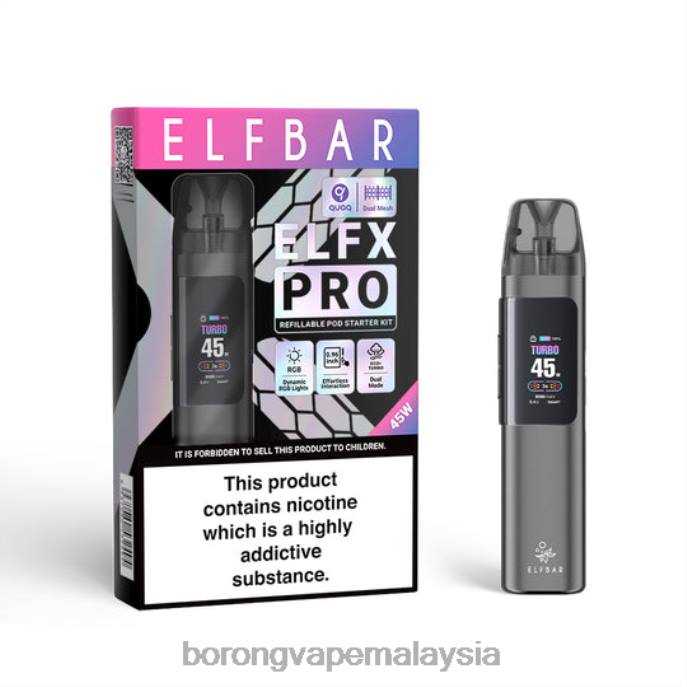 kelabu ELFBAR ELFX Pro Buka peranti pod 88023